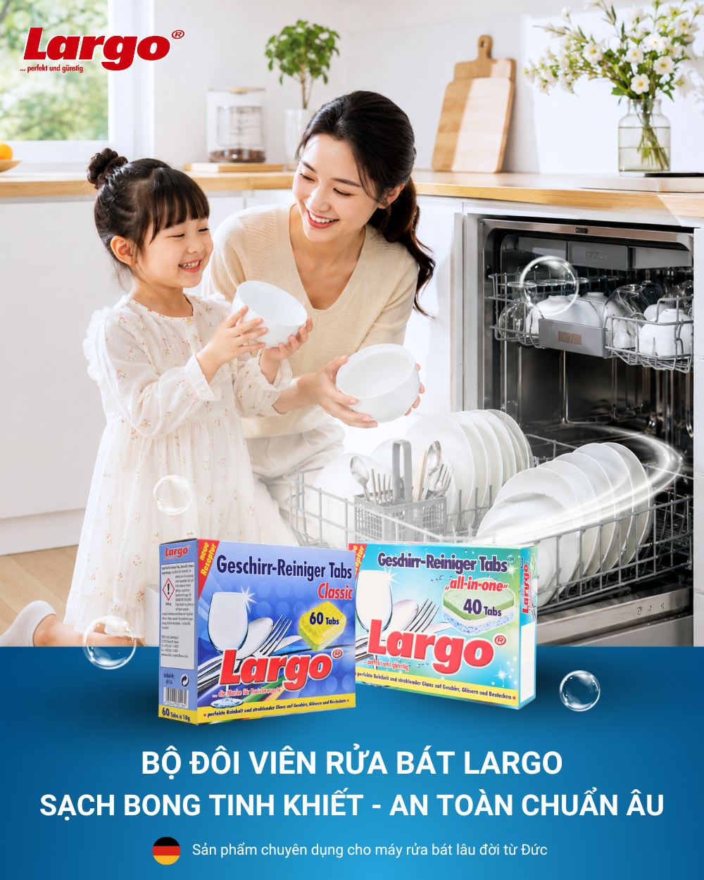 Máy rửa bát kêu tiếng lạ - 6 nguyên nhân thường gặp