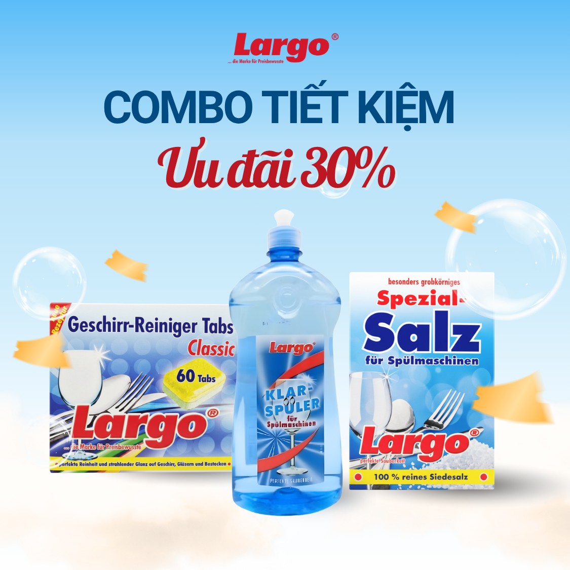 Combo 3 Largo tiết kiệm