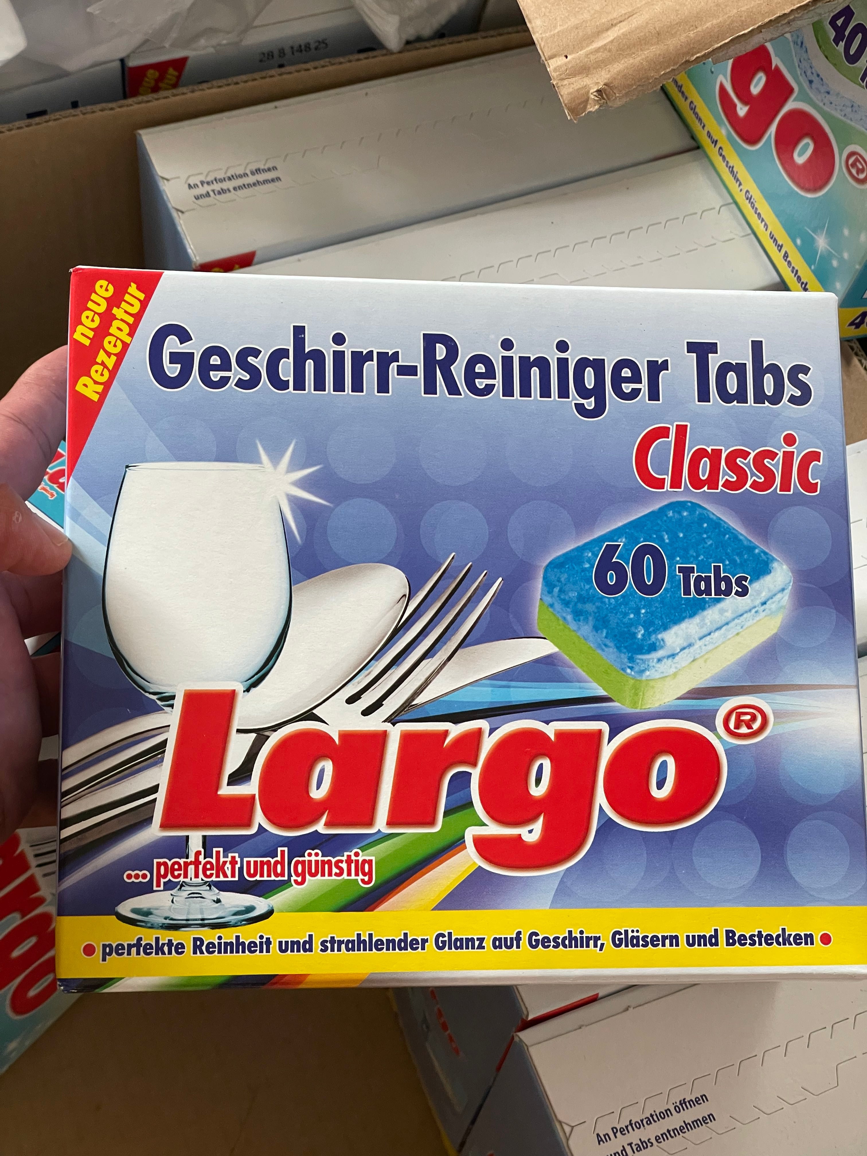 Viên rửa bát Largo Classic 60 viên nhập khẩu Đức - hình chi tiết 2