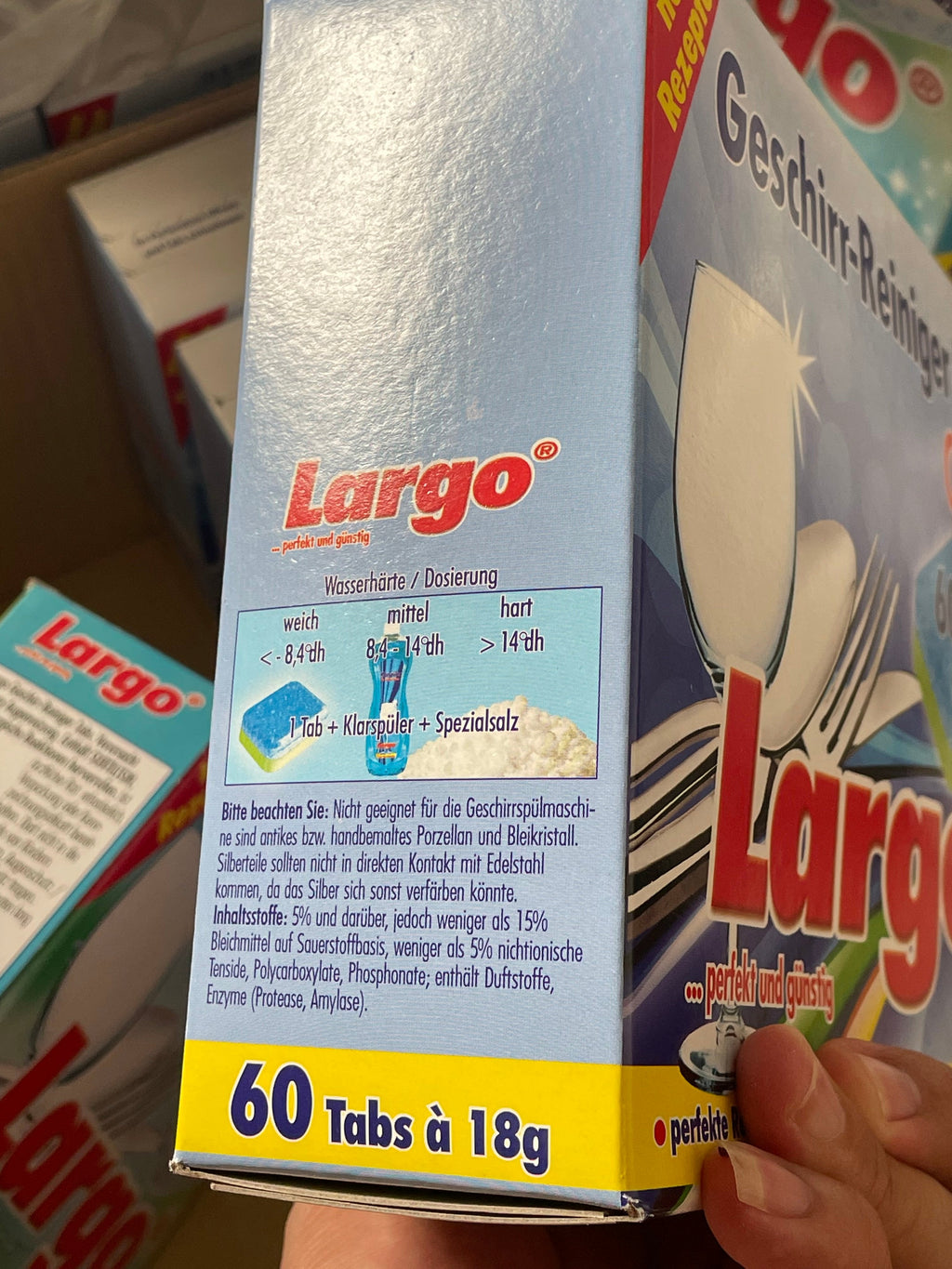 Viên rửa bát Largo Classic 60 viên nhập khẩu Đức - hình chi tiết 3